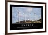 Energy: Inspirational Quote and Motivational Poster-null-Framed Photographic Print