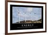 Energy: Inspirational Quote and Motivational Poster-null-Framed Photographic Print