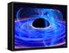 Energy-releasing Black Hole-null-Framed Stretched Canvas