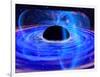 Energy-releasing Black Hole-null-Framed Photographic Print
