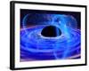 Energy-releasing Black Hole-null-Framed Photographic Print