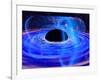 Energy-releasing Black Hole-null-Framed Photographic Print