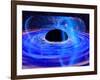 Energy-releasing Black Hole-null-Framed Photographic Print