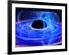 Energy-releasing Black Hole-null-Framed Photographic Print