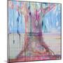 Energy Tree-Zwart-Mounted Giclee Print