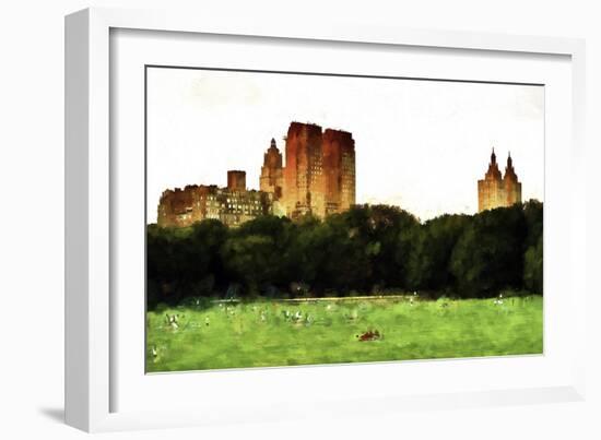 Enf of Weekend in Central Park-Philippe Hugonnard-Framed Giclee Print