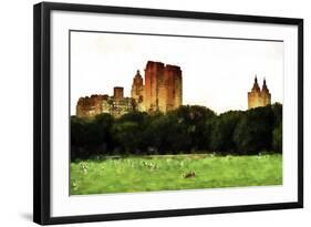 Enf of Weekend in Central Park-Philippe Hugonnard-Framed Giclee Print