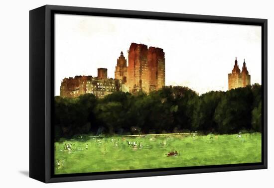 Enf of Weekend in Central Park-Philippe Hugonnard-Framed Stretched Canvas