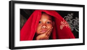 Enfance Birmane-Olivier Föllmi-Framed Art Print