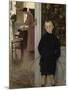 Enfant et femme dans un intérieur-Paul Mathey-Mounted Giclee Print