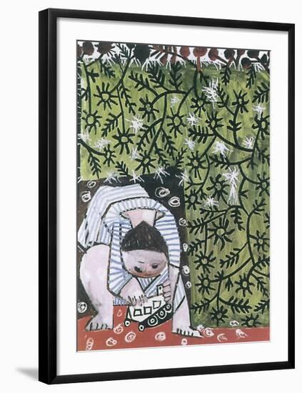 Enfant Jouant, 1953-Pablo Picasso-Framed Art Print