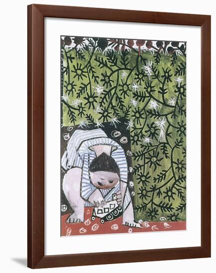 Enfant Jouant, 1953-Pablo Picasso-Framed Art Print