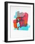 Enfolded, 2020 (Monoprint on Paper)-Angie Kenber-Framed Giclee Print