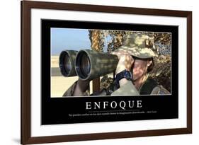 Enfoque. Cita Inspiradora Y Póster Motivacional-null-Framed Photographic Print