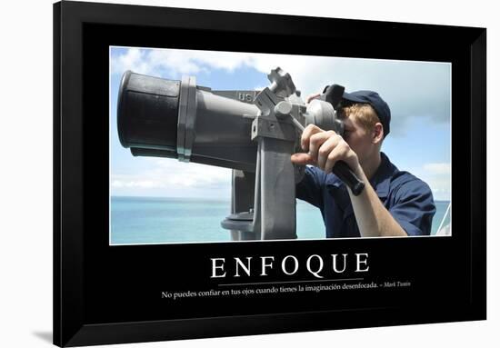 Enfoque. Cita Inspiradora Y Póster Motivacional-null-Framed Photographic Print