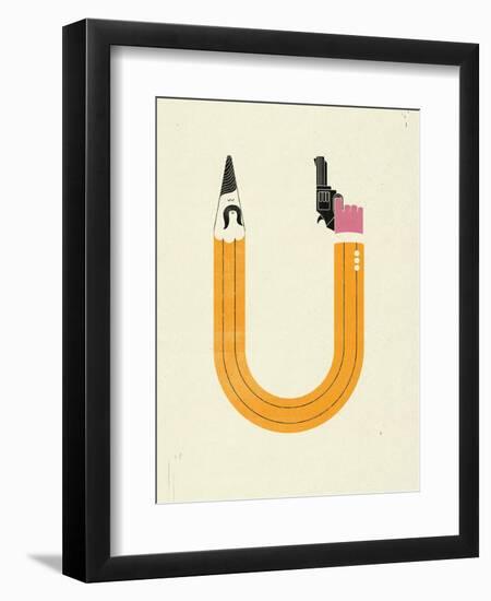 Enforcer-Dale Edwin Murray-Framed Giclee Print