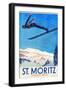 Engadin -- St. Moritz-Carl Moos-Framed Art Print