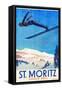 Engadin -- St. Moritz-Carl Moos-Framed Stretched Canvas