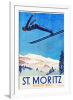 Engadin -- St. Moritz-Carl Moos-Framed Art Print