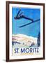 Engadin -- St. Moritz-Carl Moos-Framed Art Print