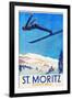 Engadin -- St. Moritz-Carl Moos-Framed Art Print