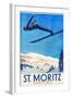 Engadin -- St. Moritz-Carl Moos-Framed Art Print