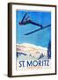 Engadin -- St. Moritz-Carl Moos-Framed Art Print