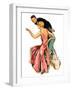 "Engaged Couple,"May 17, 1930-John LaGatta-Framed Giclee Print