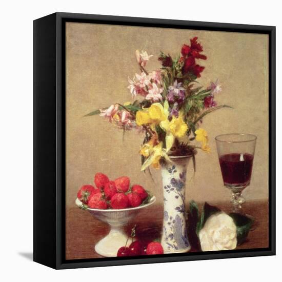 Engagement Bouquet-Henri Fantin-Latour-Framed Stretched Canvas
