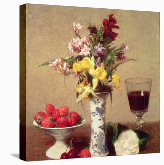 Engagement Bouquet-Henri Fantin-Latour-Stretched Canvas