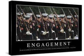 Engagement: Citation Et Affiche D'Inspiration Et Motivation-null-Stretched Canvas