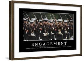 Engagement: Citation Et Affiche D'Inspiration Et Motivation-null-Framed Photographic Print