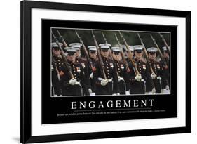 Engagement: Citation Et Affiche D'Inspiration Et Motivation-null-Framed Photographic Print