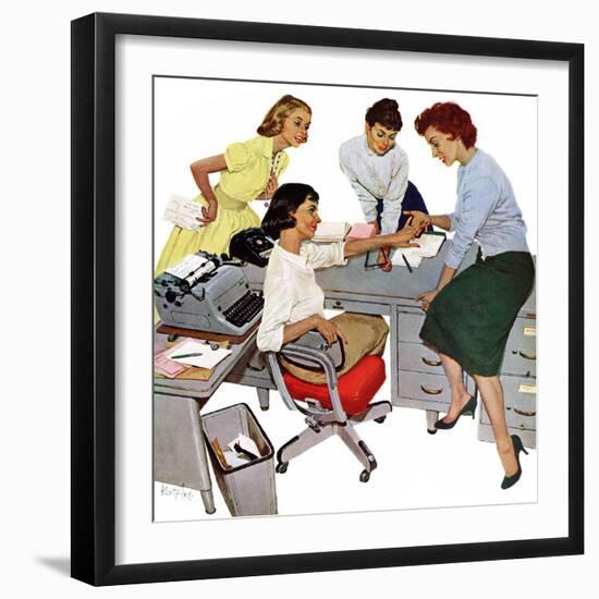 "Engagement Ring", February 22, 1958-Kurt Ard-Framed Giclee Print