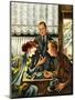 "Engagement Ring," May 7, 1949-Constantin Alajalov-Mounted Giclee Print
