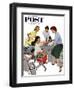 "Engagement Ring" Saturday Evening Post Cover, February 22, 1958-Kurt Ard-Framed Giclee Print