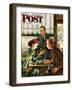 "Engagement Ring," Saturday Evening Post Cover, May 7, 1949-Constantin Alajalov-Framed Giclee Print