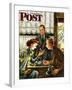 "Engagement Ring," Saturday Evening Post Cover, May 7, 1949-Constantin Alajalov-Framed Giclee Print