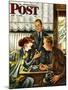 "Engagement Ring," Saturday Evening Post Cover, May 7, 1949-Constantin Alajalov-Mounted Giclee Print