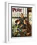 "Engagement Ring," Saturday Evening Post Cover, May 7, 1949-Constantin Alajalov-Framed Giclee Print