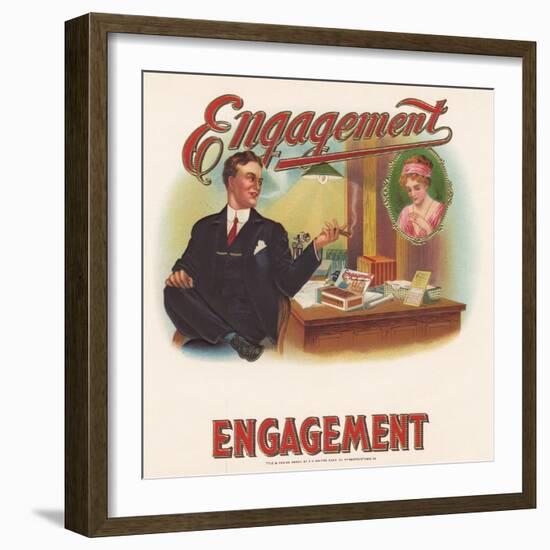 Engagement-Art Of The Cigar-Framed Giclee Print