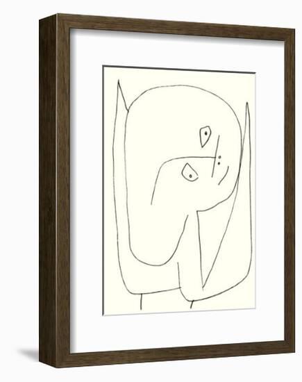 Engel Voller Hoffnung, c.1939-Paul Klee-Framed Serigraph