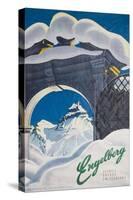 Engelberg Switzerland Travel Poster-null-Stretched Canvas