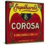 Engelhard's Coffee Label - Louisville, KY-Lantern Press-Stretched Canvas