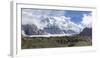 Engilchek Glacier and Khan Tengri Mountain, Central Tian Shan Mountain range, Border of Kyrgyzstan -G&M Therin-Weise-Framed Photographic Print