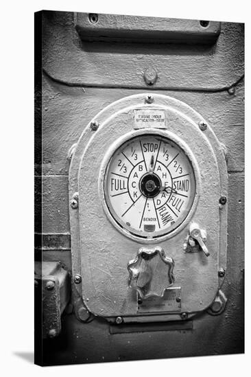 Engine Controls Aboard the Uss Midway in San Diego, Ca-Andrew Shoemaker-Stretched Canvas