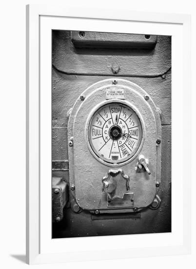 Engine Controls Aboard the Uss Midway in San Diego, Ca-Andrew Shoemaker-Framed Premium Photographic Print