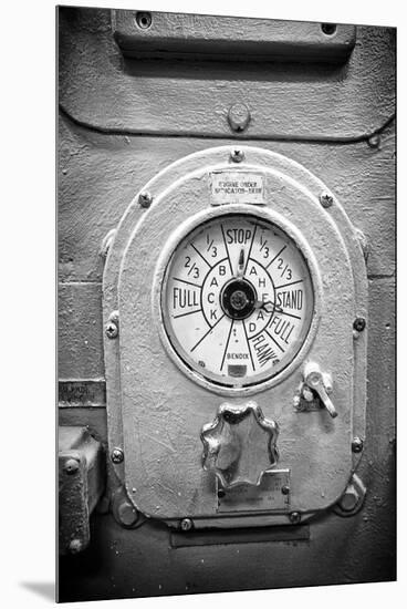 Engine Controls Aboard the Uss Midway in San Diego, Ca-Andrew Shoemaker-Mounted Premium Photographic Print