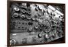 Engine Controls Aboard the Uss Midway in San Diego, Ca-Andrew Shoemaker-Framed Photographic Print