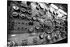 Engine Controls Aboard the Uss Midway in San Diego, Ca-Andrew Shoemaker-Stretched Canvas